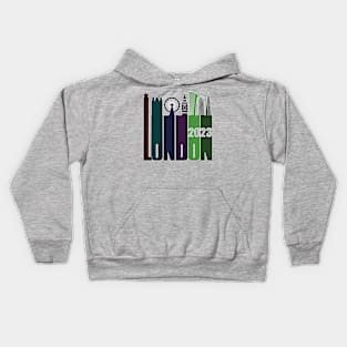 London Skyline 2023 Kids Hoodie